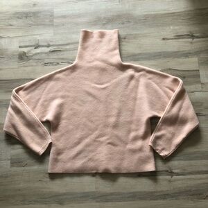 Babaton Peach Cowl Neck Sweater